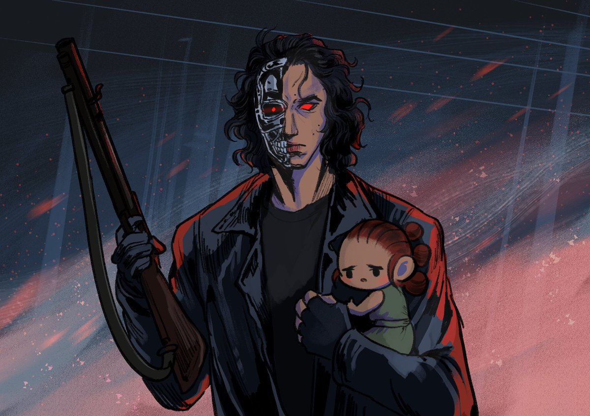 Reylo  #monstoberDay 25 - Terminator