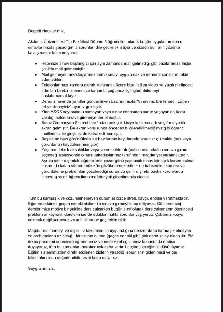 Mv_CavitAri's tweet photo. Akdeniz Üniv.Tıp Fakültesi öğrencileri, sınavları i��in getirilen yeni sisteme girişte problem yaşıyorlar,sıkışan takvim nedeniyle 3 günde 2 sınava girecekler, geçen dönem sorunsuz çalışan eski sistemin devam etmesini istiyorlar. Taleplerini duyun. @ozlenenozkn 
#akdeniztıpmağdur https://t.co/3QxHDQ5zY0