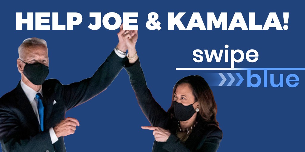 RGVprogressives's tweet photo. Want to do everything you can to get out the vote for Joe Biden and Kamala Harris? With SwipeBlue you can ensure every Democrat voter you know is ready to vote for Joe Biden with just one swipe.  #SwipeBlue https://t.co/T23lWzxLqz #BlueWave #Tx2020 #BidenHarrisToSaveAmerica https://t.co/VavUEl7JhT