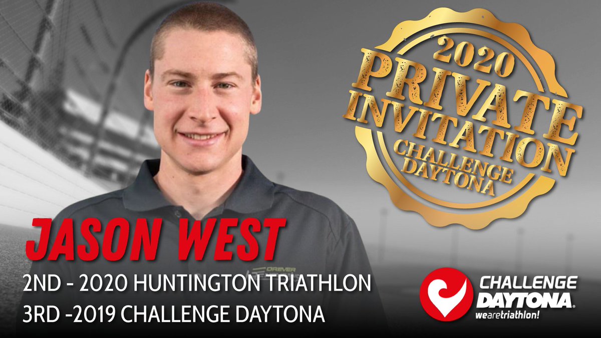 CLASH Endurance (@clashendurance) on Twitter photo Our afternoon invitation goes out to last year's 3rd place finisher, <a href="/jasonwesttri/">Jason West</a>
Welcome to Challenge Daytona Jason! More invitations coming tomorrow! Our afternoon invitation goes out to last year's 3rd place finisher, <a href="/jasonwesttri/">Jason West</a>
Welcome to Challenge Daytona Jason! More invitations coming tomorrow!