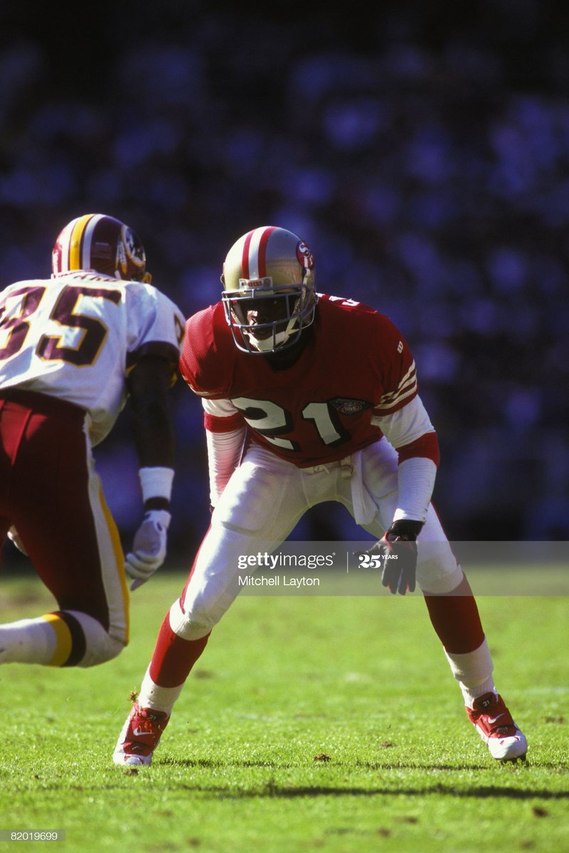 After the bye week, the  #49ers travel to Washington where the host team likes to wear white. This forces the Niners to wear the home red throwbacks for the second time on the road. SF wins again.Solid-colored red socks debut with the throwbacks.Continue thread.