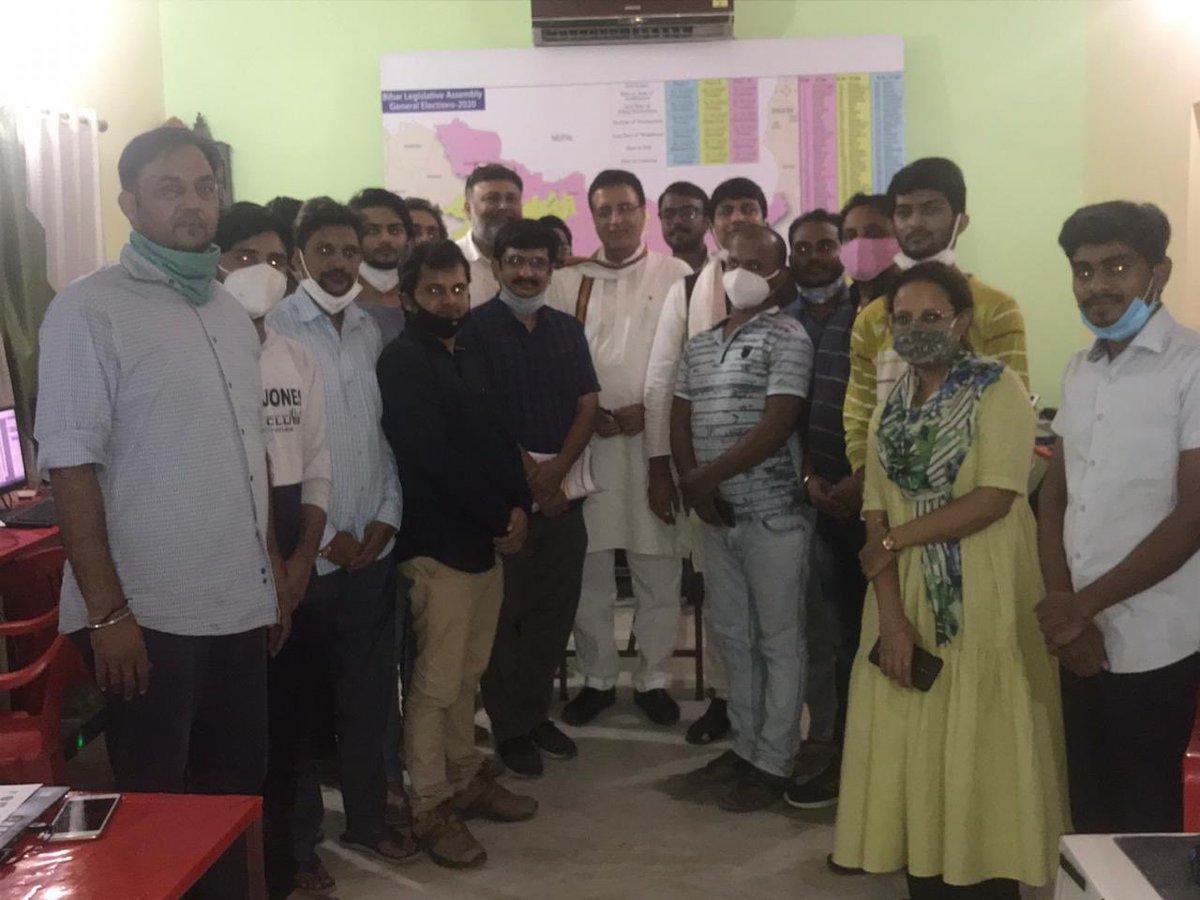 Three months of hard work culminated into a moment of joy &amp; pride as <a href="/rssurjewala/">Randeep Singh Surjewala</a> ji visited “control room” N gave all of us a pat on our back 4 our work.I take this opportunity 2 thank him on this forum 4 his words have done magic on the volunteers of control room.Thank U Sir.