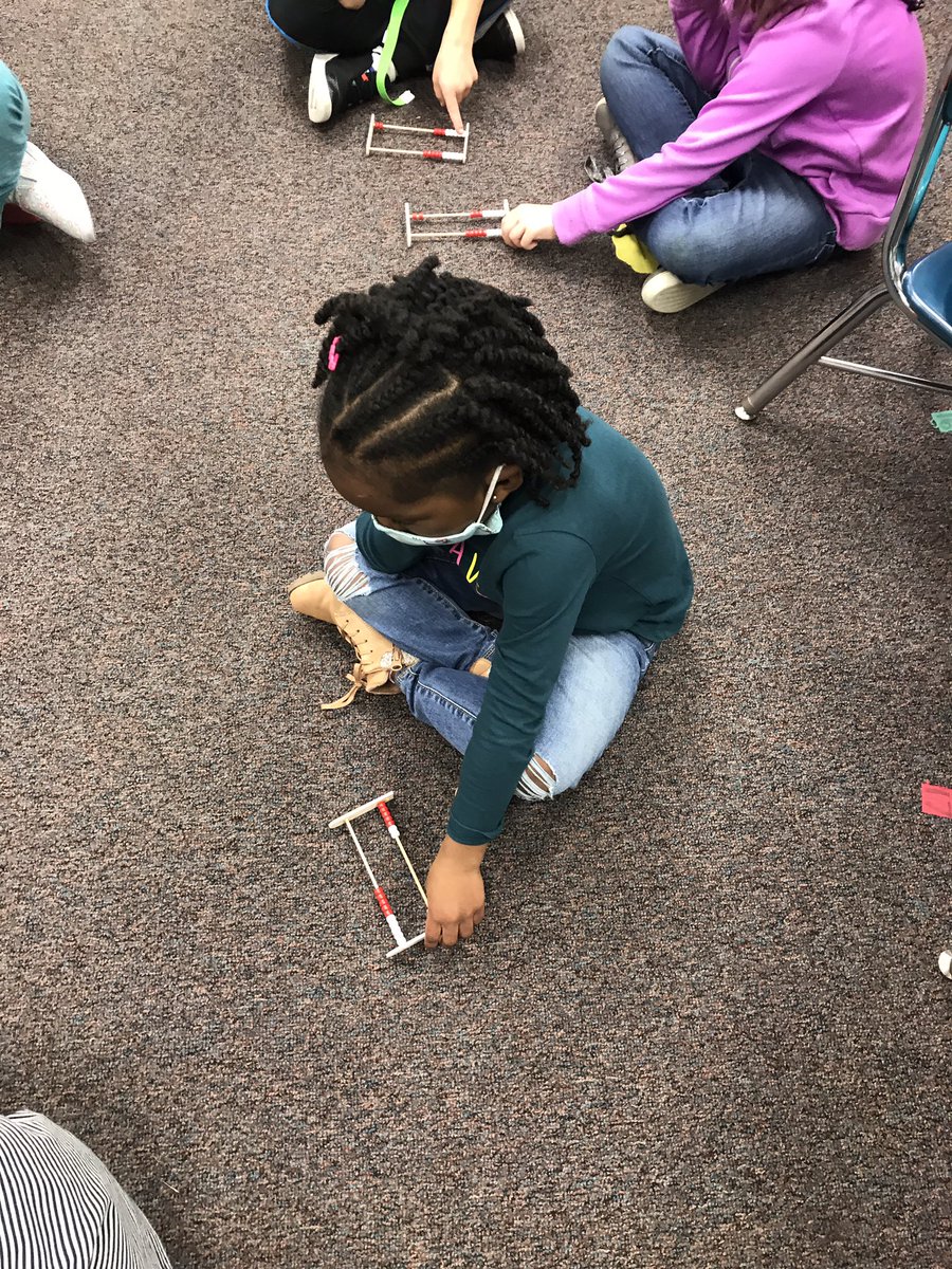 We dug out our rekenreks to demonstrate 2 more and 2 fewer. Ss love new tools. #bpsne #TSwildcats #rekenreks