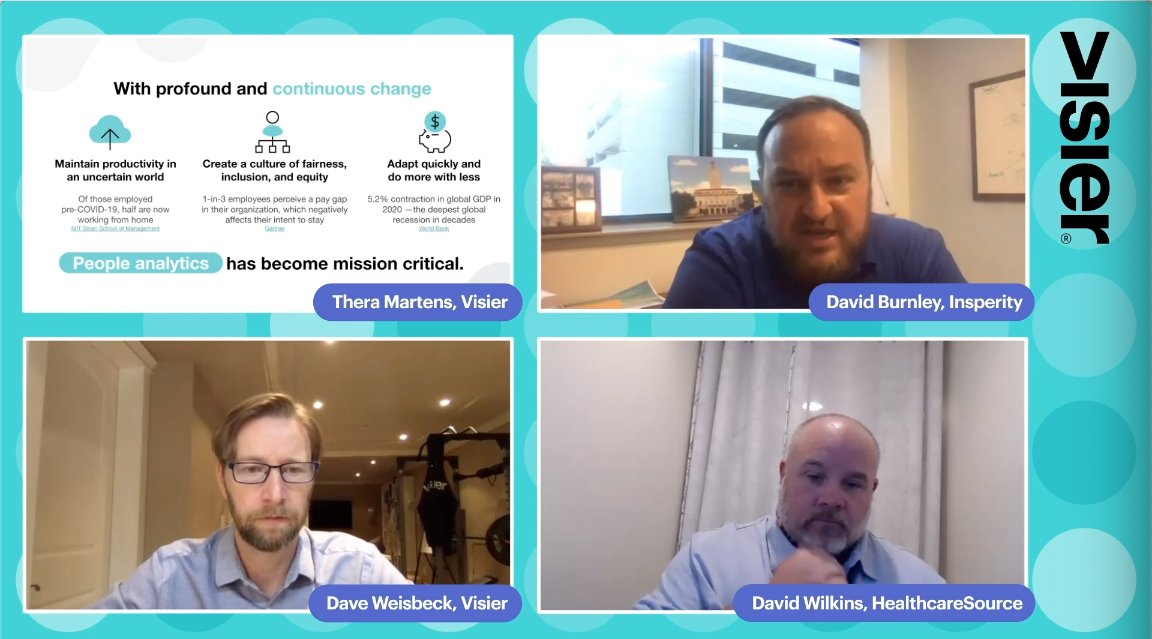 visier's tweet image. “One of the powerful things that Visier can bring to the table, is that you can benchmark against other clients who are using the Visier solution and the Bureau of Labour Statistics” - David Burnley #HRTechConf #Decisionmakingplatform #Technology #HRTech