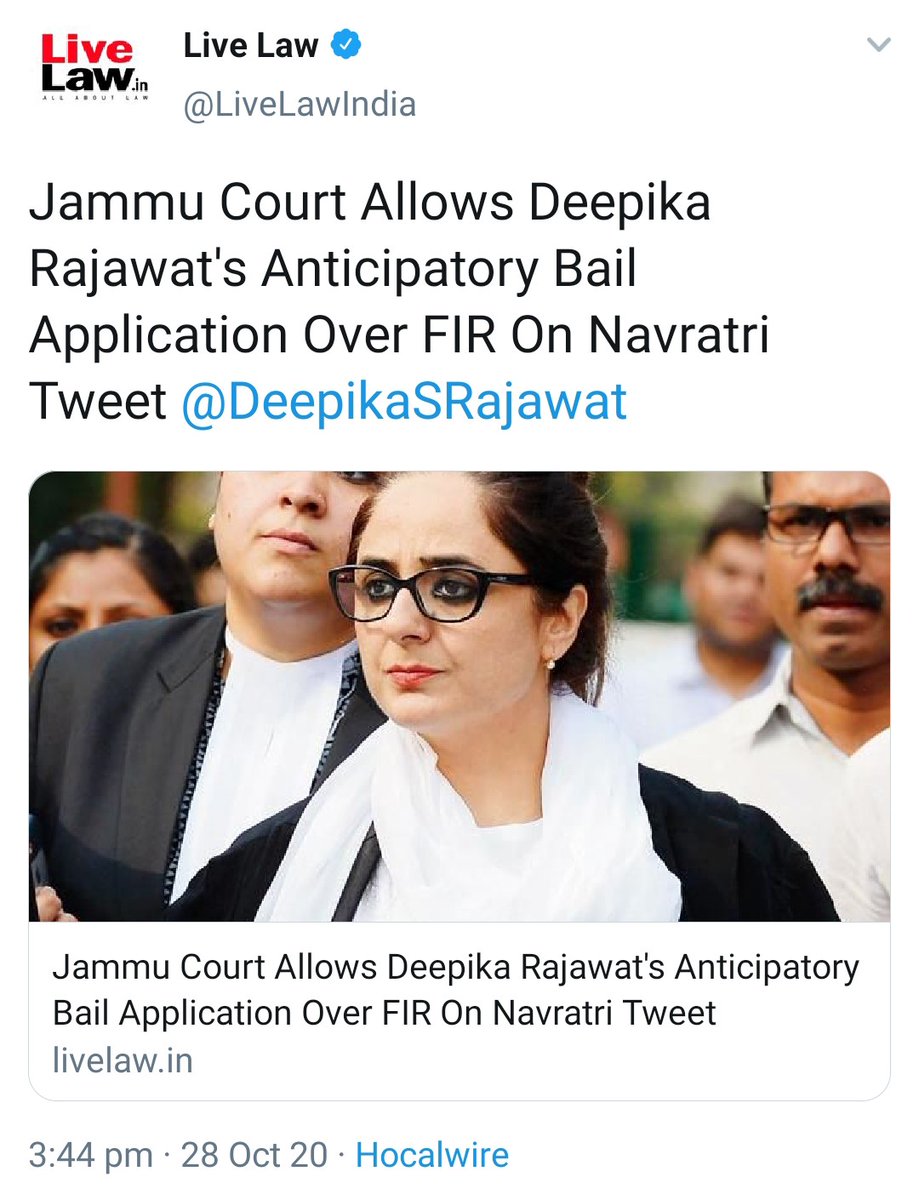 Another Gem of Courts #KanganaRanaut criticizes appeasement politics by SICKular parties,Courts order Enquiry.Deepika Singh mock Hindus with a Hinduphobic cartoon on Navratri,Courts grants her anticipation Bail.BTW observe the news reporting tone in both the incedents.