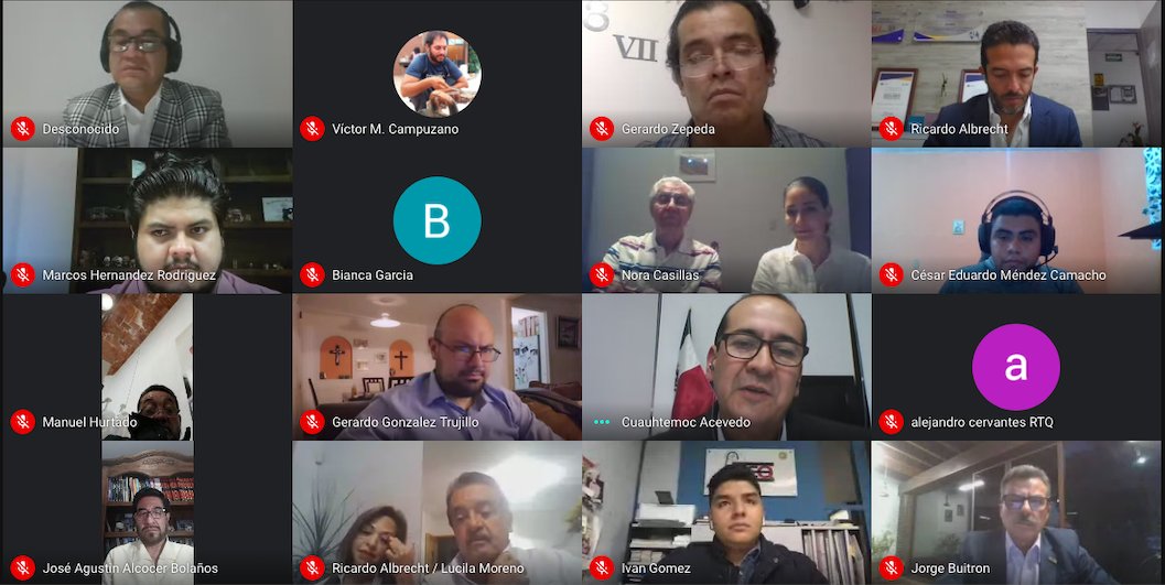 El presidente de Vórtice IT Clúster Querétaro, Ing. Jorge A. Buitron Arriola, participó en el Networking y Vinculación Empresarial de la Cumbre AMIQRO-UPQ, donde expuso que anteriormente la adopción tecnológica no tenía la trascendencia que tiene ahora, obligada por el Covid-19.