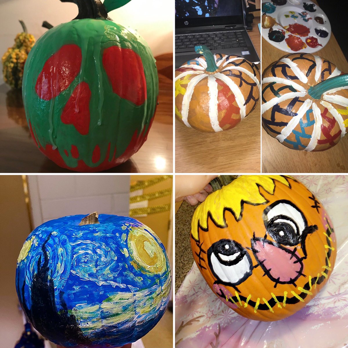 DrWiesterSXU's tweet image. Loving our decorated pumpkins from our @SaintXavier #HonorsProgram students.  #WeAreSXU
