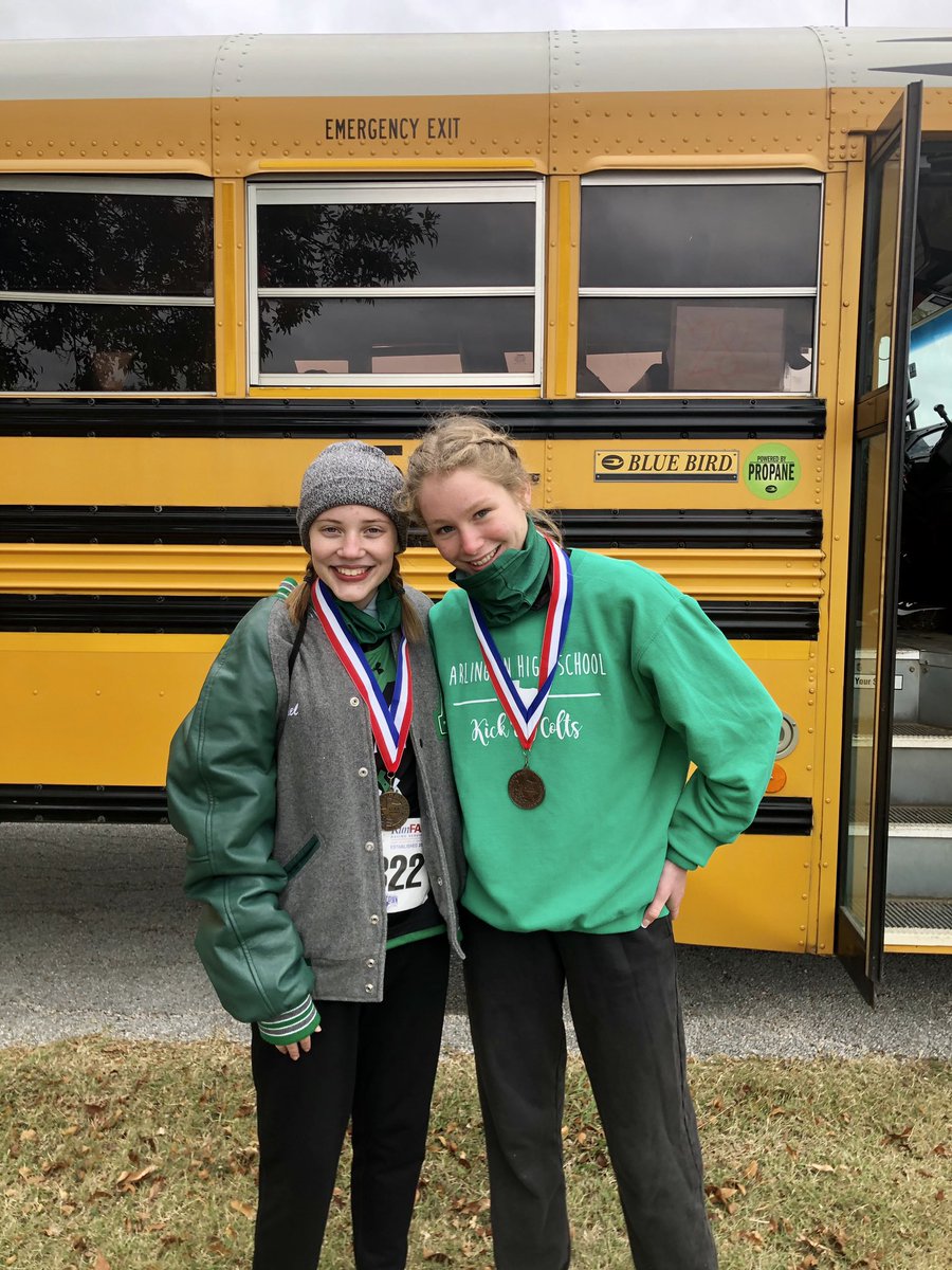 colts_cc's tweet photo. I am so proud of this group, they all ran great today at district! Emma and Gianna finished in the top 10 and will move on to Regionals! On to Lubbock https://t.co/rciYwWGGXv