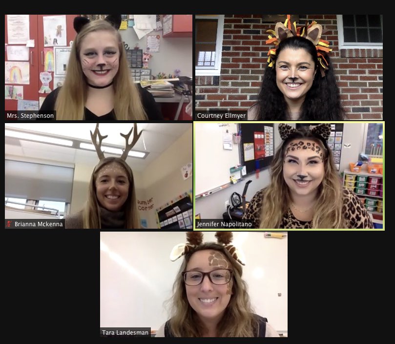 Courtney Ellmyer (@ceskg_ftps) on Twitter photo Kindergarten teachers at CES have gone WILD today! <a href="/CES_FTPSchools/">Nicole Sury Bevere</a> @Landesman_FTPS #virtualcoolcats Kindergarten teachers at CES have gone WILD today! <a href="/CES_FTPSchools/">Nicole Sury Bevere</a> @Landesman_FTPS #virtualcoolcats