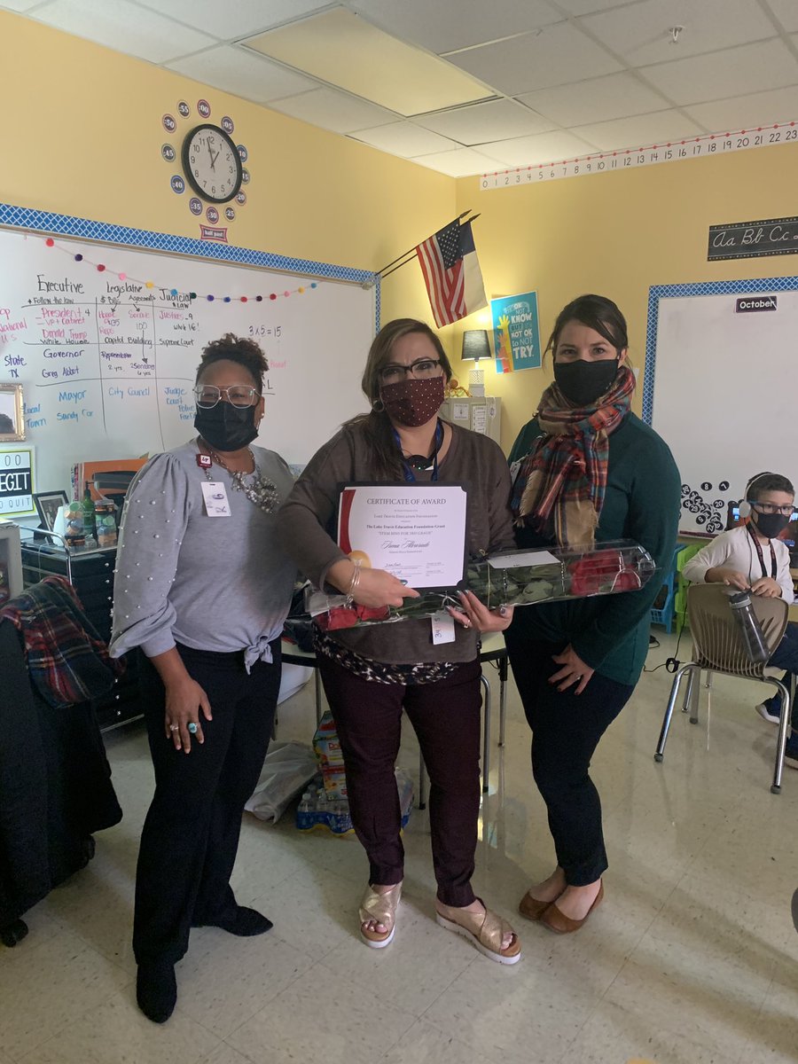 SHEsailors's tweet photo. The @LTEF Grant was awarded to @IrmaAlv7 for 3rd Grade STEM Bins. Thank you @LTEF & Haddon + Cowan Architects! 🌹⚓️ #SHEBrave #LearningTransformed https://t.co/O76PcxXftV