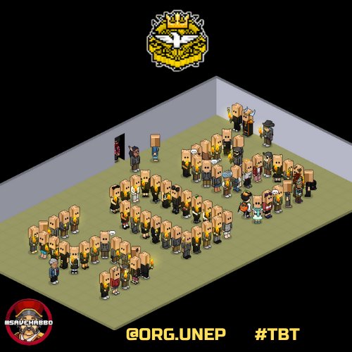 UnepOrg's tweet photo. Vamos de #Tbt do protesto da #SaveHabbo https://t.co/amMPAcGLm9