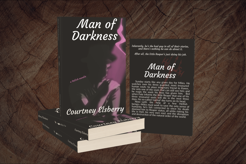 Today is Man of Darkness's first #BookBirthday!!

Teamed up with a Demon, Lucifer, and his brigade of Fallen, Miles the Reaper fights against the clock to stop Fate’s plan of killing one of his most treasured human souls, risking the natural order of the world to save them.