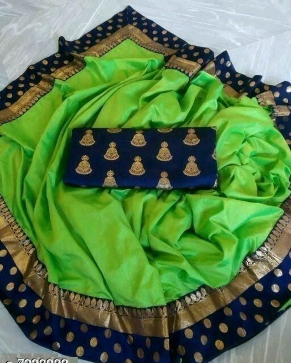 Beautiful Sana #silkSaree
Saree Fabric: Sana Silk
Blouse: Separate Blouse Piece
Blouse Fabric: Banarasi Silk
Pattern: Zari Woven
Blouse Pattern: Zari Woven
Multipack: Single
Sizes: 
Free Size (Saree Length Size: 5.5 m, Blouse Length Size: 0.8 m) 
Dispatch: 2-3 Days
Price 499/-