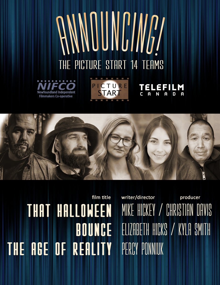 We are so excited to finally share the names of our Picture Start 14 filmmakers and a little about their films!  We look forward to working with these filmmakers through development this fall and winter with the goal to shoot next spring.  <a href="/Telefilm_Canada/">Telefilm Canada</a> <a href="/NLArtsCouncil/">ArtsNL</a>