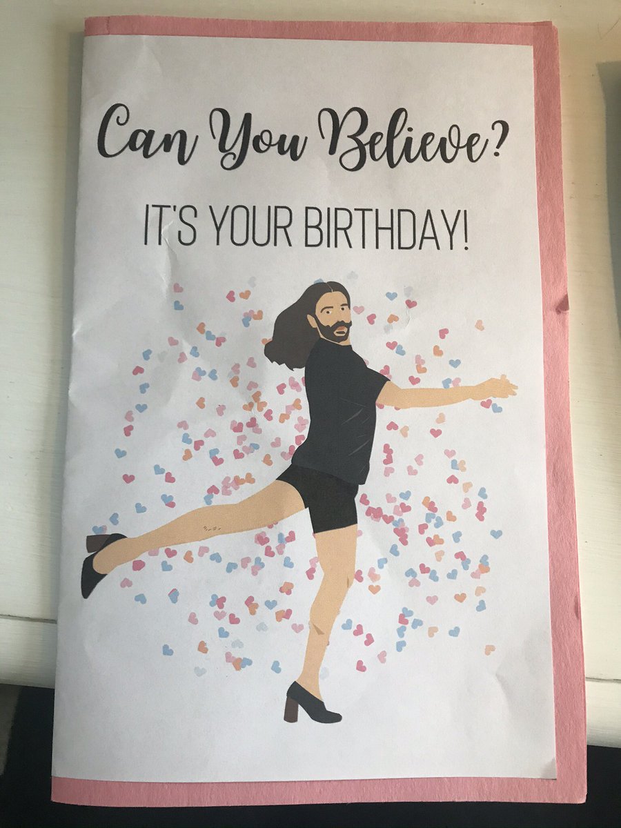 mstrapec's tweet image. OMG. Best. Birthday Card. Ever. Does my brother know me or what!?! 🥰 @jvn