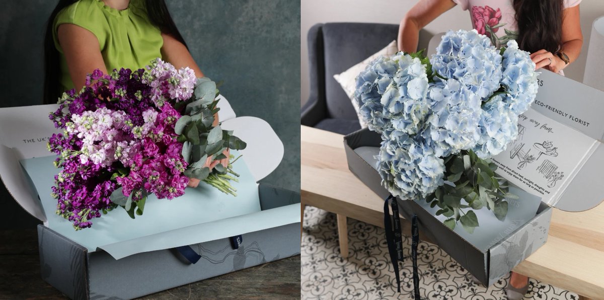 We were grateful for  @StephLunch saying "These seem a lot posher, so they're more expensive these ones?"But were shocked when the answer was "Yes they're £45" (Reader, our subscription flowers are actually £20... *including* delivery!)