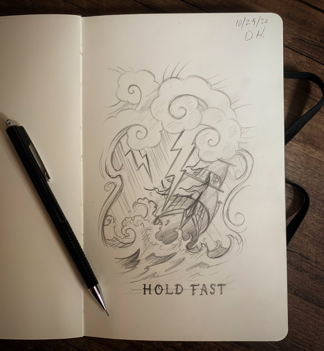 A stormy #drawingaday piece seemed appropriate after last night. Hope you all weathered the storm safely!🍻
#atlanta #atlantaga #atltattoo #atltattoos #atlantatattoo #atlantatattoos  #atlantatattooartist #atlantatattooartists
#tallship #traditionaltattoo #americantraditional