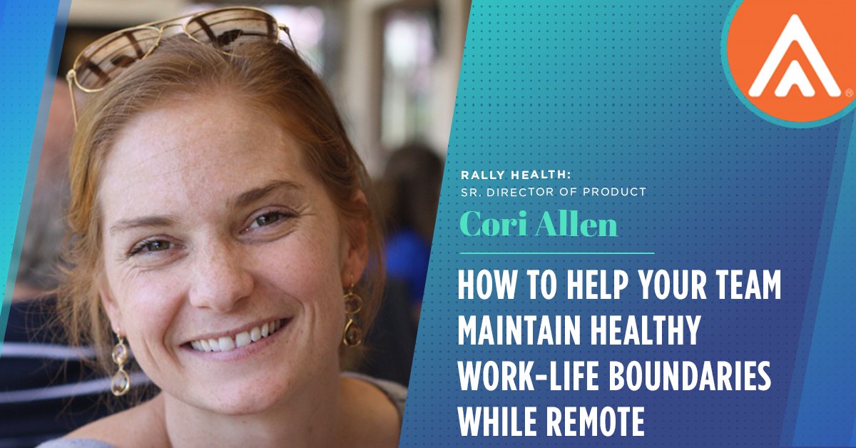 HowWeRally's tweet image. Remote work has blurred the lines between professional and personal life. One of our leaders discusses the importance of setting boundaries while working remotely. bit.ly/35LO1OA