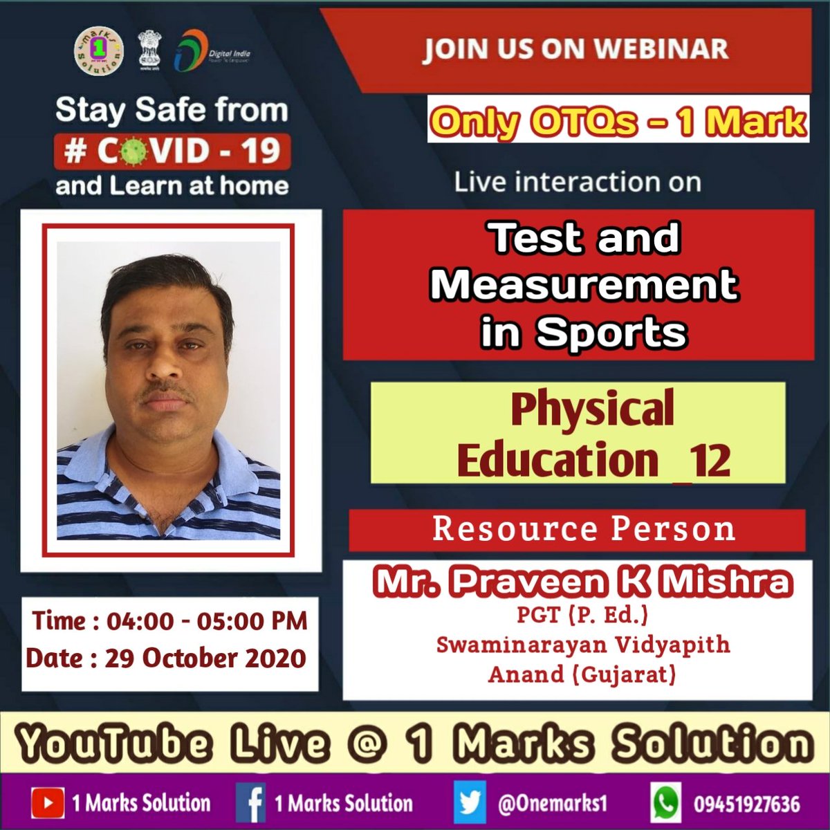 Onemarks1's tweet photo. Subject_Webinar_77
#Learning_in_Lockdown
Join us at 04:00 - 05:00 PM (30.10.2020)
https://t.co/sk2P8QuOF7
Pls share with class 12
@KVS_HQ @CommissionerNVS @dkdwivedi63 @KBagafa @vipins1232002 @KvsroG @rathoresachin @EduMinOfIndia @DrAsadAhmad1  @KvsMumbai @kvrdso @KvVasco https://t.co/XWjur0EDo8