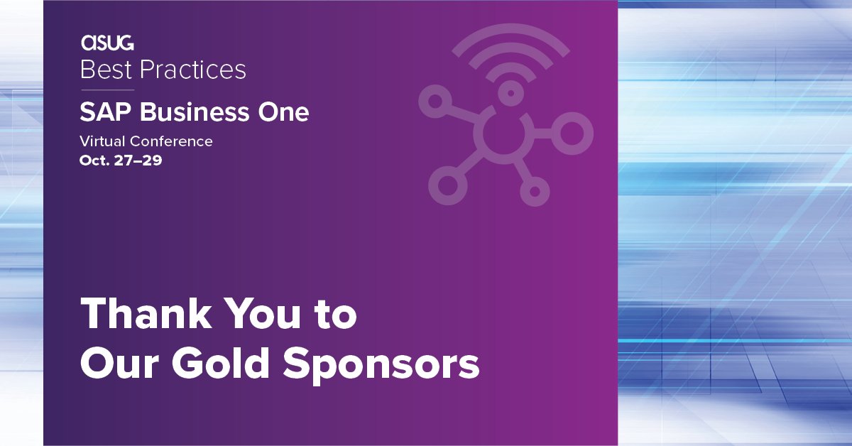 ASUG Best Practices: SAP Business One tweet media