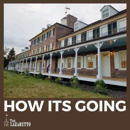 LazPHL's tweet photo. Took our shot at the #howitstarted trend! Can you tell when the first photo was taken? (PS this renovation made possible by donors like you! Donate at https://t.co/z3XAUIGxx5) #TheLazaretto #Philly #Tinicum #historicalplaces #Pandemichistory https://t.co/6pyogfSr9F