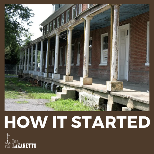 LazPHL's tweet photo. Took our shot at the #howitstarted trend! Can you tell when the first photo was taken? (PS this renovation made possible by donors like you! Donate at https://t.co/z3XAUIGxx5) #TheLazaretto #Philly #Tinicum #historicalplaces #Pandemichistory https://t.co/6pyogfSr9F