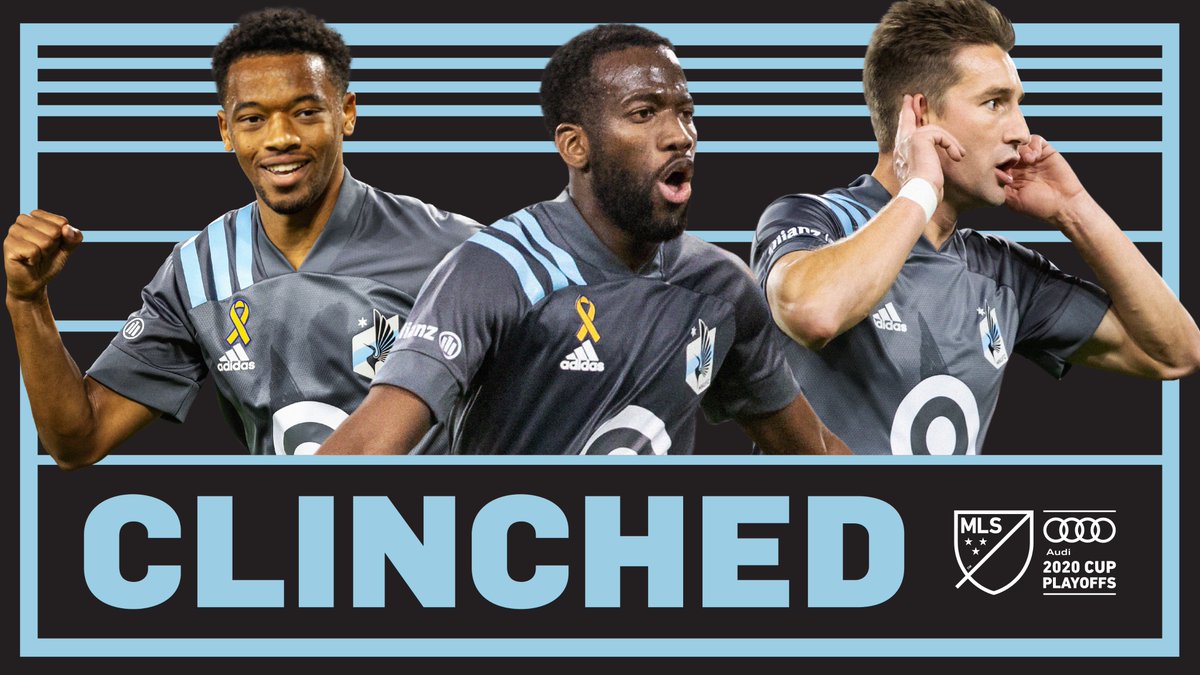MNUFC's tweet photo. and just like that...

WE'RE GOING TO THE PLAYOFFS https://t.co/PBto6keELa