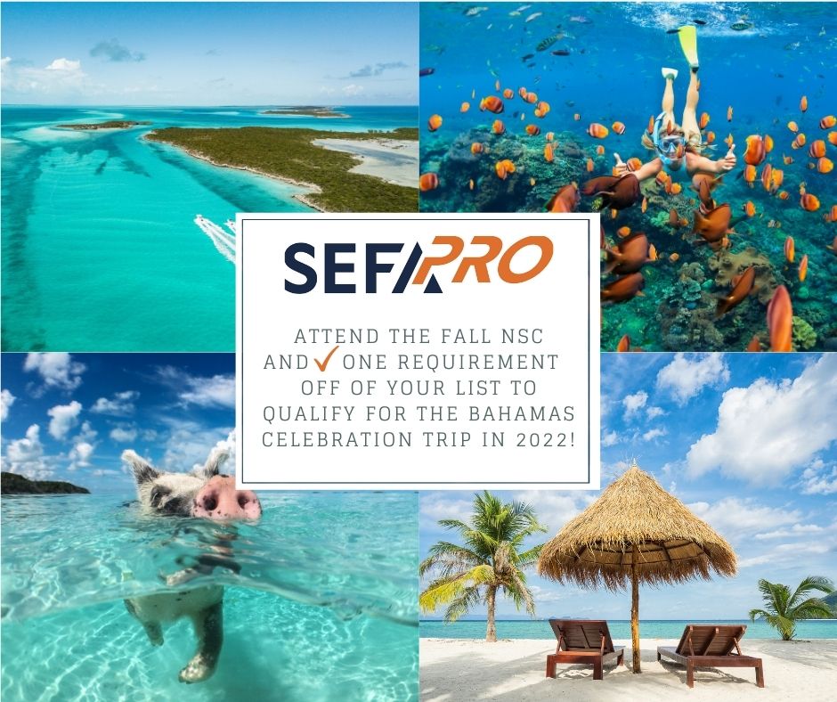 SEFA_LLC's tweet photo. Hey, SEFAPros! Don't forget, attending the conference will count towards the meeting requirements for the 2020 Celebration trip in the Bahamas!
#SEFAPro #unleashthepoweroftogether #SEFANSC #foodserviceindustry https://t.co/KB3gMP4gAf