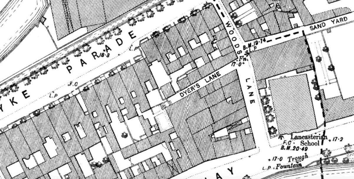 not sure what's the story with this place in Cork city, but I do love the side wall, its down a gated alley that used to be called Dyers Lane (see extract from 1893 map via  @UCDDigital)No.143  #Regeneration  #Respect  #Economy  #Meanwhileuse