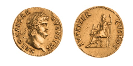 Pegagogy's tweet photo. Nero: "Qualis artifex pereo." @ANSCoins @SaveRome https://t.co/jNw0Z8cAsx