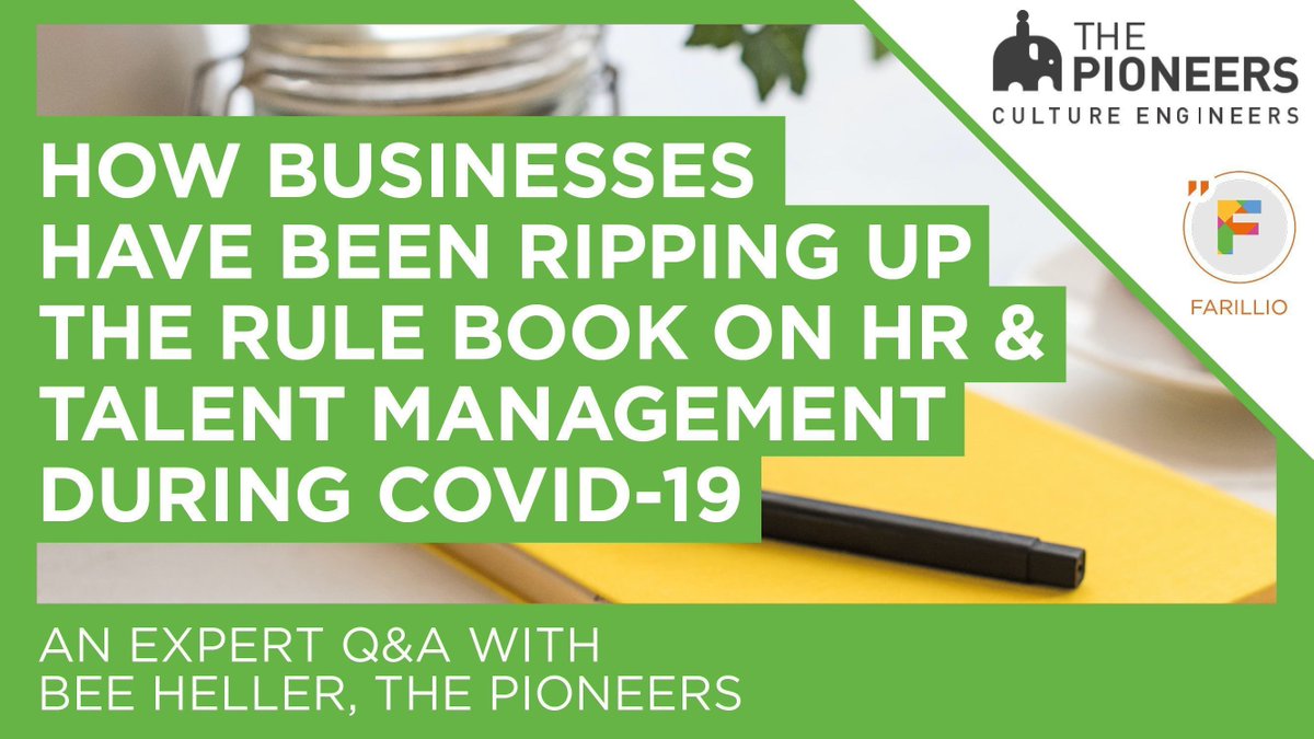 farillio's tweet photo. People management and #Culture is such a vital component in any successful #business and even more important in #COVID19 times. Tune in to this wonderful video session with our favorite #HR expert @beeheller @thepioneersuk for some amazing advice! https://t.co/J7oApreUvx https://t.co/VTXLgVutoi