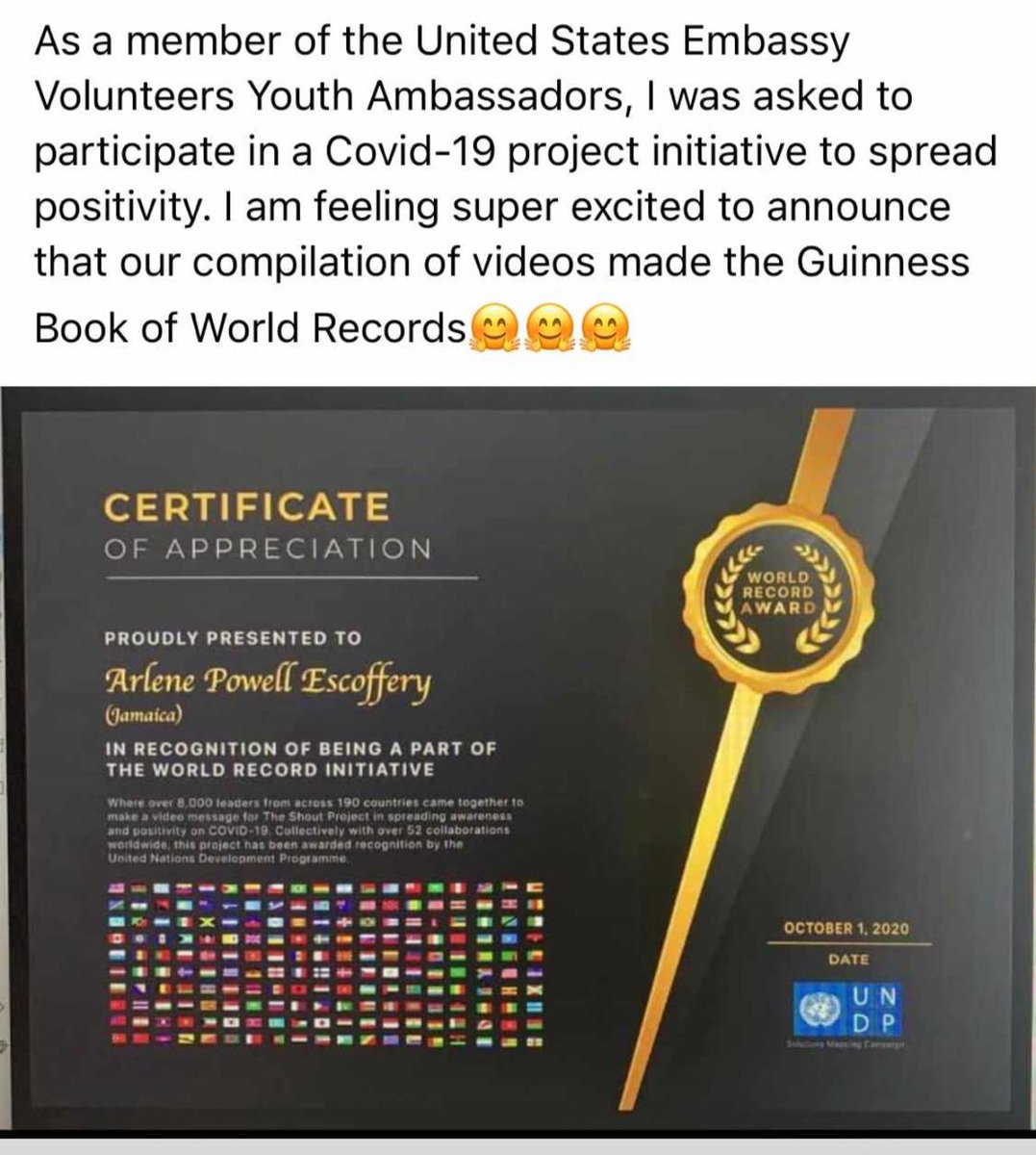 US Exchange Alumni Jamaica tweet media