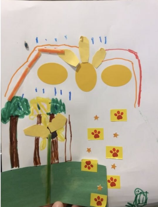 BurleyKinder003's tweet photo. As we wrap up our study on patterns, these @BurleySchool mathematicians made patterned gardens out of different materials in their learning spaces! Can you spot the different patterns in these plans? #burleythinks https://t.co/6lMkEm12gH
