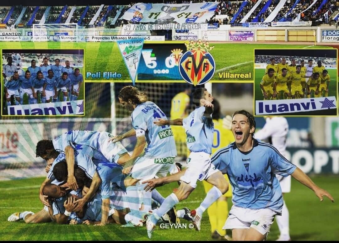 NuestroPoli's tweet photo. Un 29 de Octubre de 2008, Santo Domingo vivió una de las noches más mágicas que se recuerdan. Se cumplen 12 años del Pvo.Ejido 5 Villarreal 0 de Copa del Rey. Eternamente agradecidos a los Molina, Juli, Gregory, etc, por ser los artífices por una noche, de un Poli de Champions. https://t.co/tPCyn8uHvF