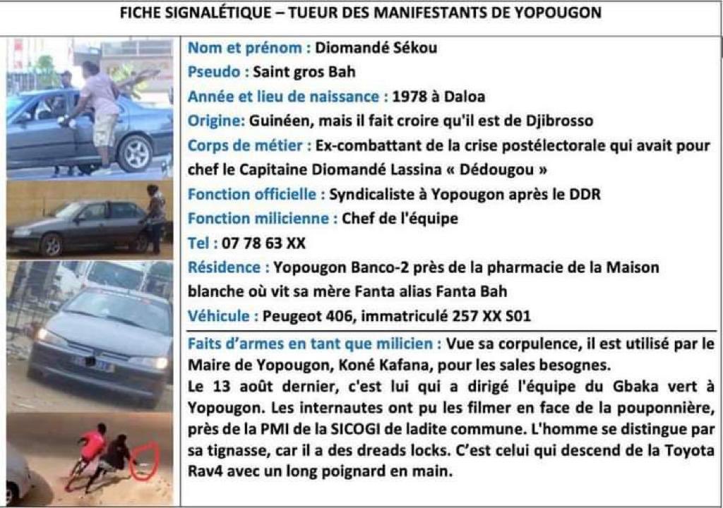 ChrisYapi4's tweet photo. Le visage d’un tueur. Il sera poursuivi par la justice. https://t.co/z3yHgn2TwZ