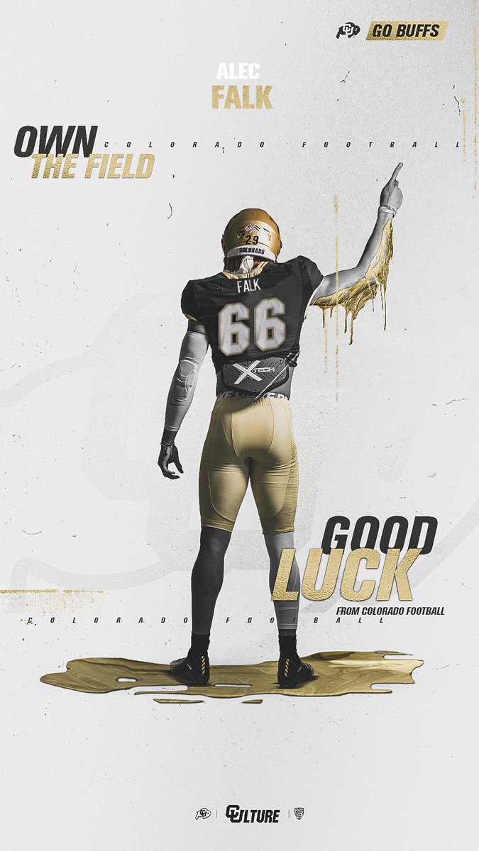 FalkAlec's tweet photo. Big game this week against Montrose! Thanks Coach @mrodrigue70 @k_dorrell @AndyWangCU @emilygiusti #CUlture #StrictlyBusine22 #SkoBuffs @CUBuffsFootball @SixZeroAcademy #DrippinGold https://t.co/W48eHDbxmN