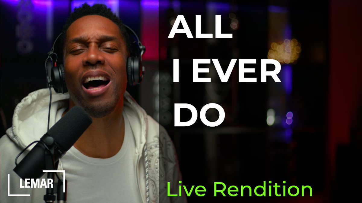 Lemar's tweet image. Did a rendition of 'All I Ever Do (My Boo)' for you guys. Just because! You can check it out here...
#sendinglove
youtu.be/Ekr6cq-Smqw