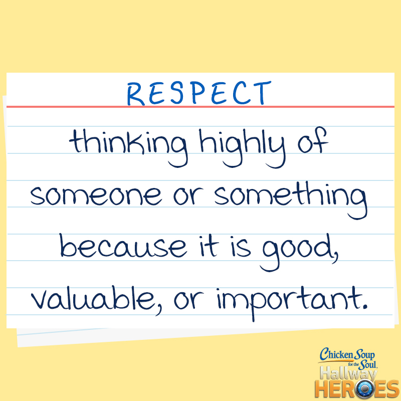 CSShallwayhero's tweet image. Have you had to remind students to be #respectful of others while online learning? #CSSHallwayHero #CSSDefinition