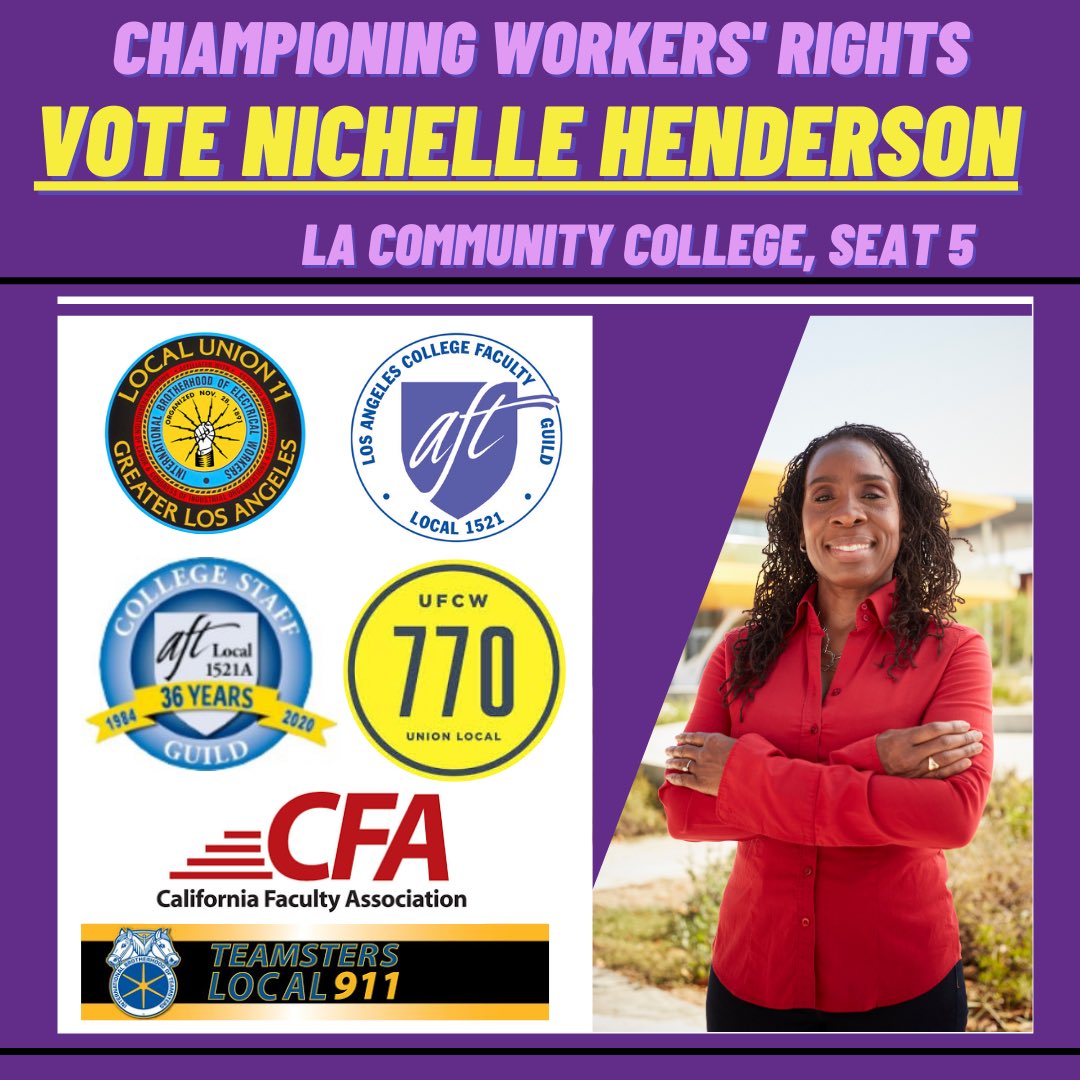 Henderson for LACCD 2024 tweet media