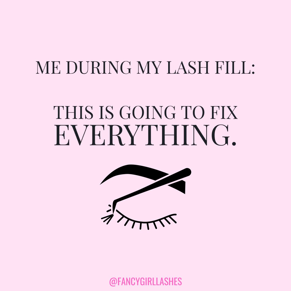 fancygirllashes's tweet photo. Lashes are the solution to every problem 💁🏽‍♀️ #FancyGirls #uncg #ncat https://t.co/92VMyyyIox