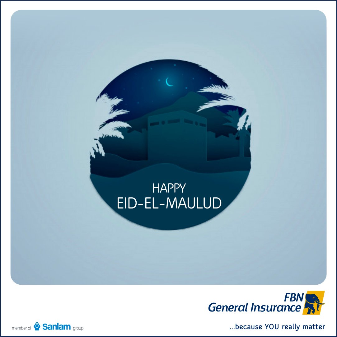 FBNGeneral's tweet photo. May the spirit of this occasion bring love, peace and joy to YOU!
Happy Eid-El-Maulud!
#FBNGeneralInsurance https://t.co/0vvBofiKv4