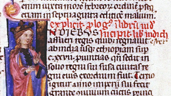 OK, let's start!Topic: why no caricatured/visually marked Jewish women in high medieval art? Of course, there were OT heroines, NT saints & sinners. But unlike Jewish men, they are unmarked. Here Queen Esther could be a Xian queen.(See also work of  @AdrienneBoyarin,  @MiriERubin)