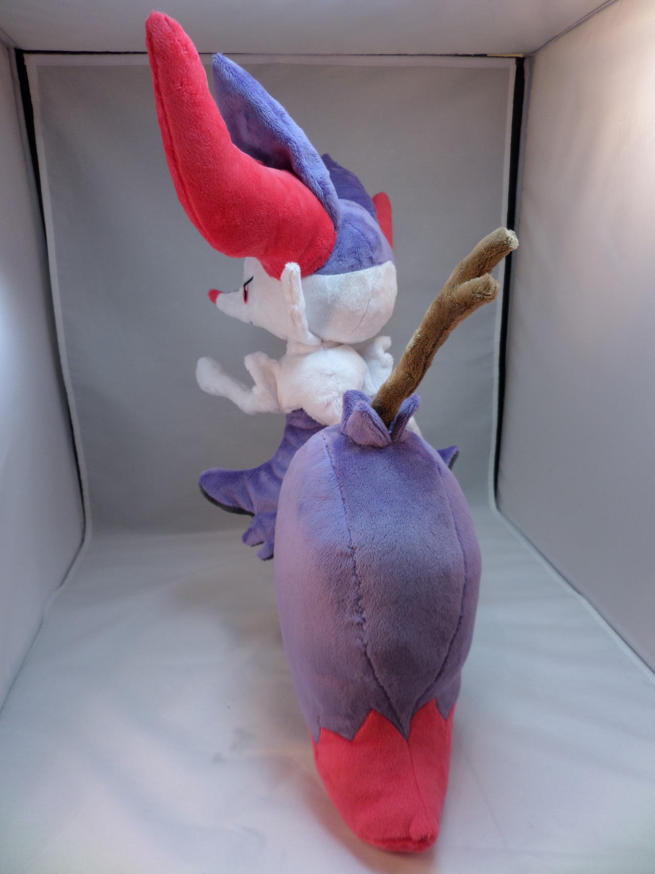 makeshift on X ThrowbackThursday to the shiny braixen pokemon plush i made a few years ago her arms and head are jointed. she can hold her wand via magnets and has a