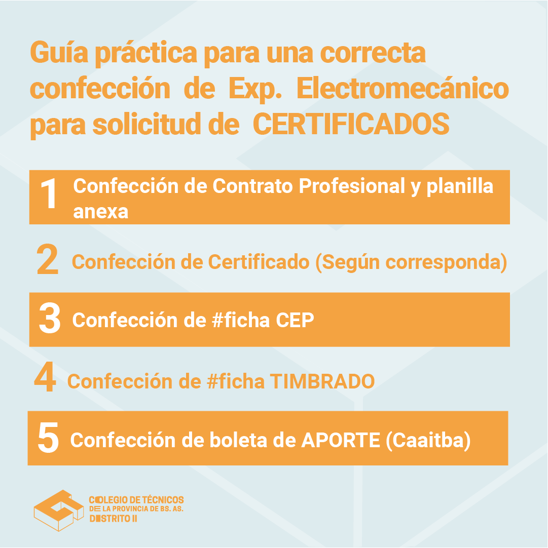 tecnicosd2's tweet photo. Guía práctica para una correcta confección de Exp. Electromecánico para solicitud de CERTIFICADOS 💻📣📨
https://t.co/Pe0QeWoy3Q

#ColegiodeTecnicos #Distrito2 #certificados #electromecanica #tecnicos #instaladores https://t.co/FkKkToBeTV