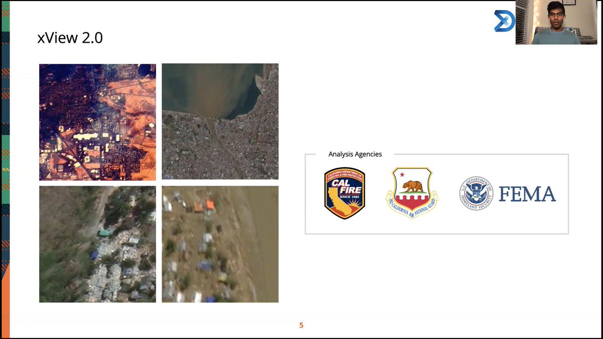 iMeritDigital's tweet photo. Research Scientist @Ritwik_G of @mldcmu talks at @AIWorldExpo Government of the power of #MachineLearning and how, with the help of #AI and #RemoteSensing, XView2.0 can detect hard-to-find damage caused by natural disasters #GeospatialApplications #EmergingAITech #ComputerVision https://t.co/ovW0DYZBJZ