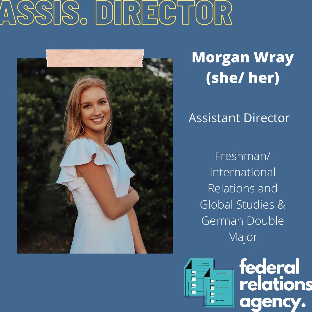 Let’s hear it for Morgan Wray—our amazing assistant director!!