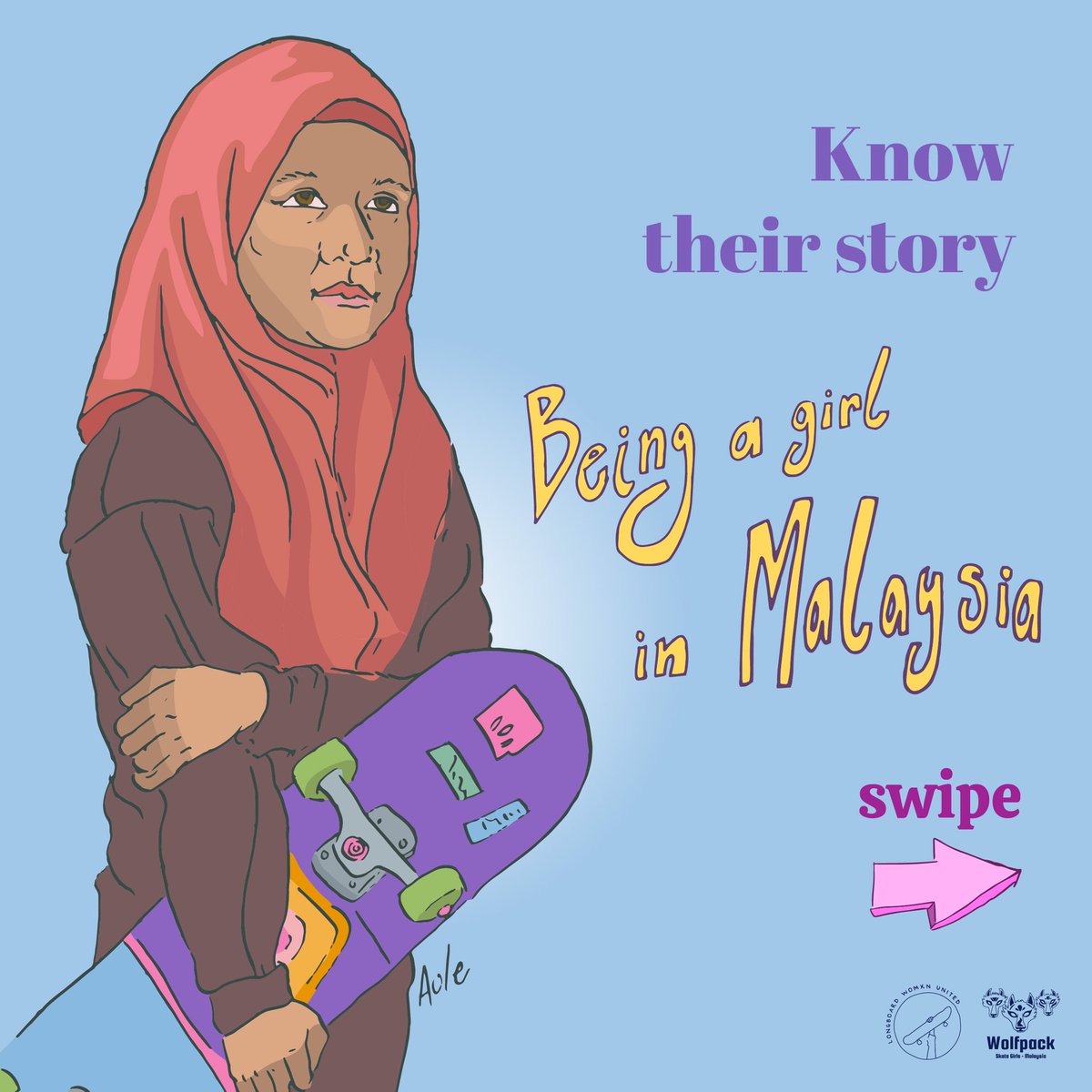 LongboardWomen's tweet photo. Today we launch a funding campaign for our program #wolfpackskategirls exposing the reality many Malaysian girls face daily.
Malaysia ranks near bottom in Asia Pacific for women’s safety and opportunity.
Men can be married to up to 4 women &amp; child marriage is a serious issue 👇🏾 https://t.co/qGTUcF5dFb