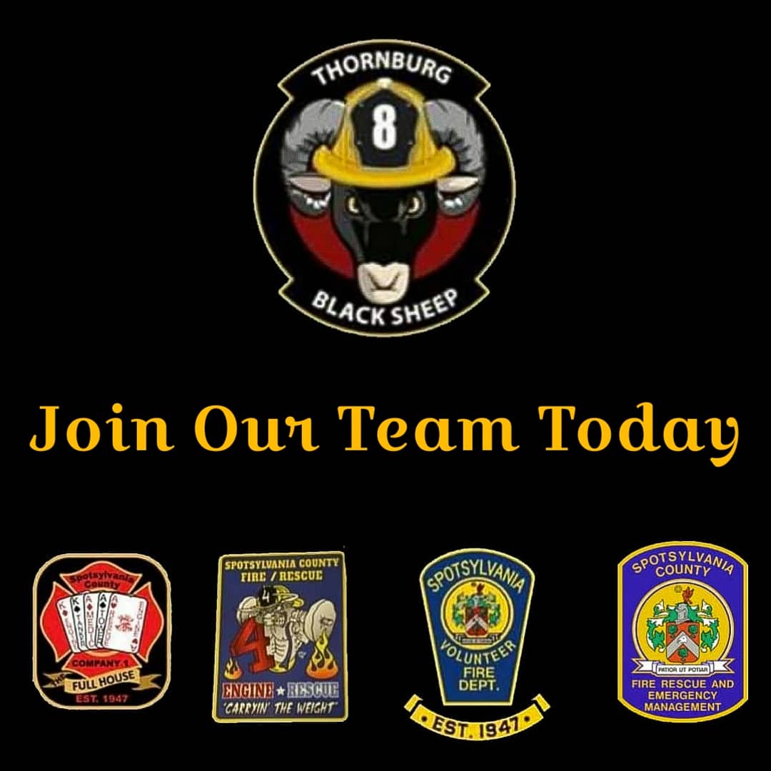 ThornburgFire8's tweet photo. Join Today! No experience required, training available along with a full recruit academy!
Info Meeting- Nov 4 @7pm at Station 1 7200 Courthouse Commons blvd. 
#spotsylvania #SVFD #forthem #combinationsystemworks #intothejob #blacksheep #alwaystraining 
@SpotsyFREM @SpotsyGov https://t.co/ADMxo2HZnz