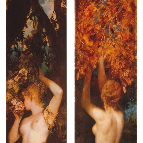 “The five senses” Hans Makart (28 May 1840 – 3 October 1884) was a 19th-century Austrian academic history painter, designer, and decorator.