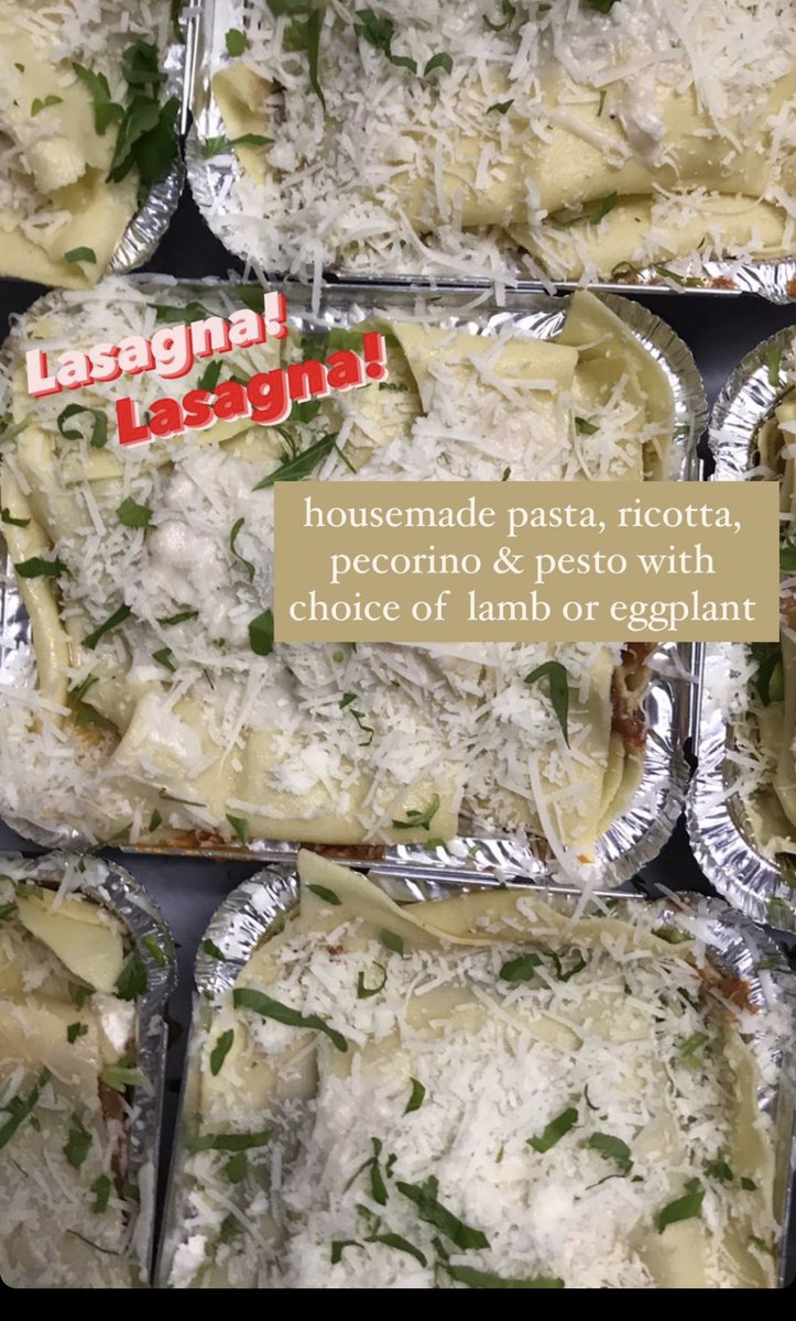 Dinner Togo ! Ready to pick up- ready to bake ! 4-6 pm pick up time - ordering online